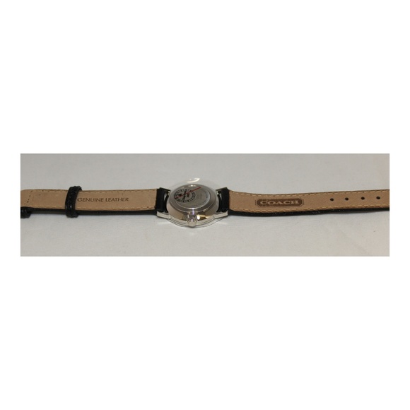 Coach Women\'s Stainless Steel Black Leather Watch main image 6